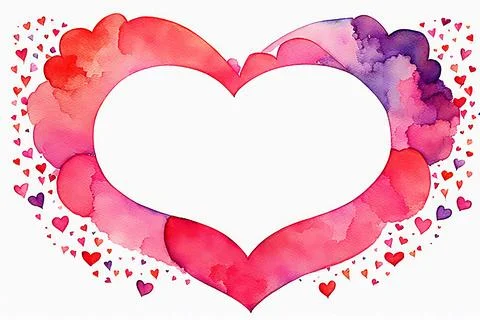 Abstract Valentine frame, border background, valentine texture. Love concep.. Stock-Fotos