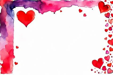 Abstract Valentine frame, border background, valentine texture. Love concep.. Foto stock