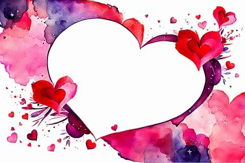 Abstract Valentine frame, border background, valentine texture. Love concep.. Foto stock