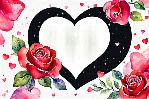 Abstract Valentine frame, border background, valentine texture. Love concep.. Stock Photos
