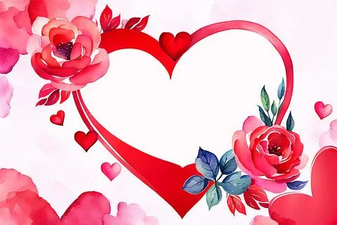 Abstract Valentine frame, border background, valentine texture. Love concep.. Stock Photos