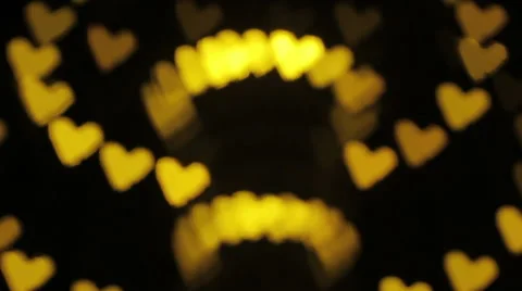Abstract Valentine Lights Stock Footage 45593566