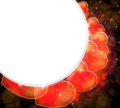 Abstract valentine's card Stock Illustration