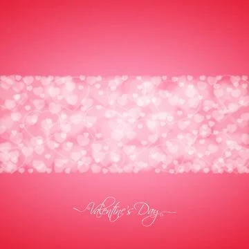 Abstract Valentine's Day background Stock Illustration
