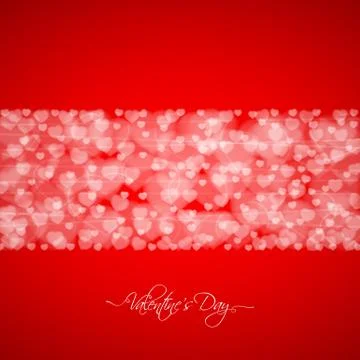 Abstract Valentine's Day background Stock Illustration