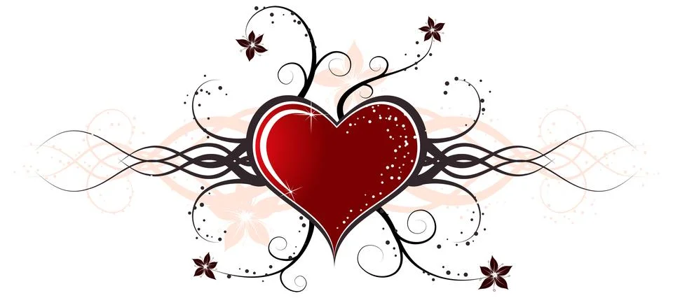 Abstract valentines design, vector Ilustração Stock