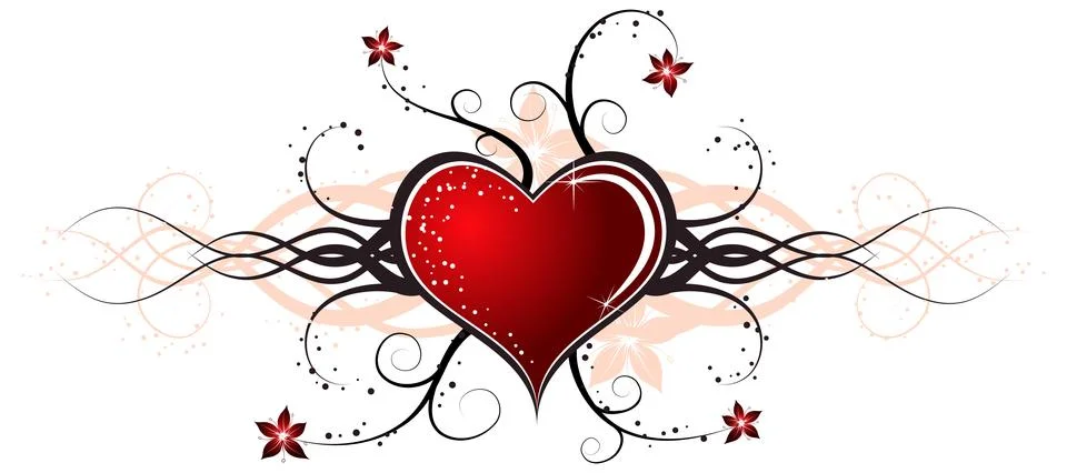 Abstract valentines design, vector Stock Illustration