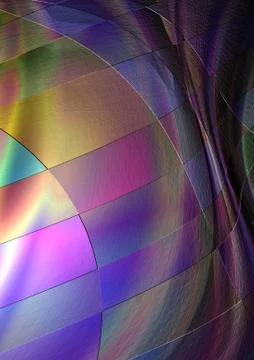 Abstract variegated background collected from rainbow squares Stock Illustration