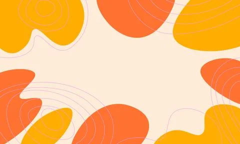 Abstract various shapes and lines background. Stock Illustration