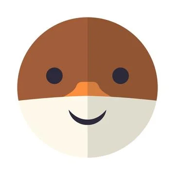 Abstract vector animal icon on white background Stock Illustration