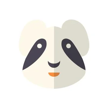 Abstract vector animal icon on white background Stock Illustration