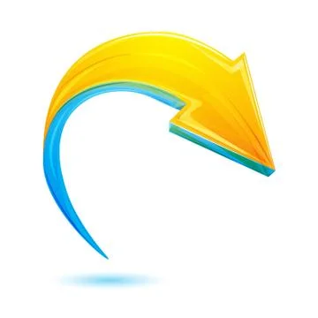 Abstract vector arrow Stock Illustration