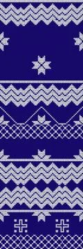 Abstract vector art illustration winter seamless knitted pattern Illustrazione stock