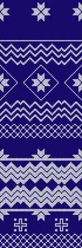Abstract vector art illustration winter seamless knitted pattern Stock Illustration