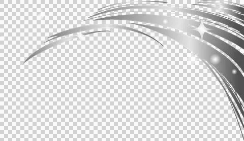 Abstract vector art is showing silver streaks with white star sparkles on 스톡 일러스트