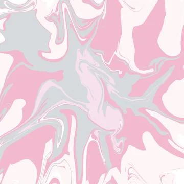 Abstract vector background, acrylic fluid art imitation. Pastel pink colors Stock Illustration