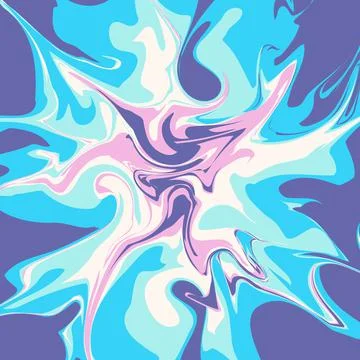 Abstract vector background, acrylic fluid art imitation. Pastel colors, liquid Stock Illustration