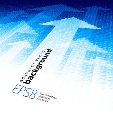 Abstract vector background with arrows Stock-Illustration