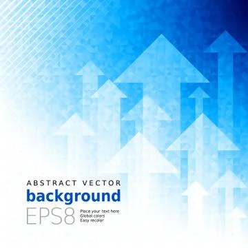 Abstract vector background with arrows 스톡 일러스트