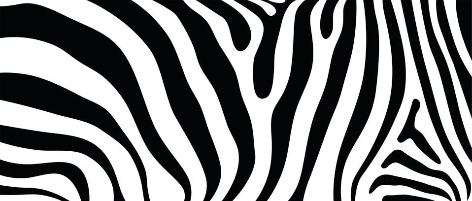 Abstract vector background based on illustration of zebra print pattern Stock Illustration