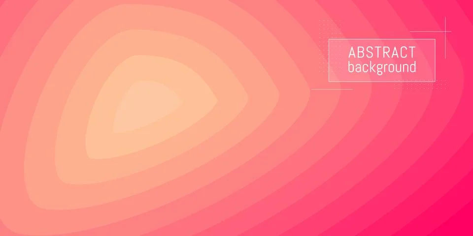 Abstract vector background. Beautiful waves. Orange red gradient. Stock Illustration