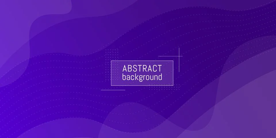 Abstract vector background. Beautiful waves. Blue violet gradient. Stock Illustration