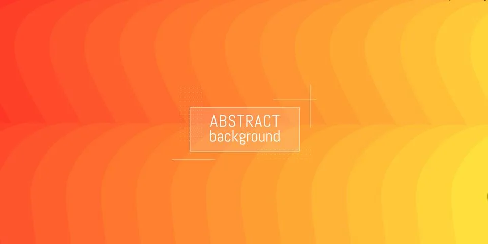 Abstract vector background. Beautiful waves. Orange red gradient. Stock Illustration