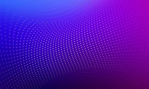 Abstract vector background bg purple blue pink gradient dots pattern curve li Stock Illustration