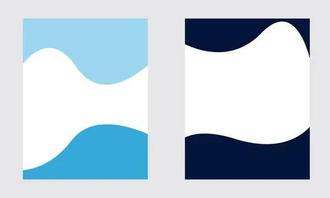 Abstract vector background with blue and white wavy texture 스톡 일러스트