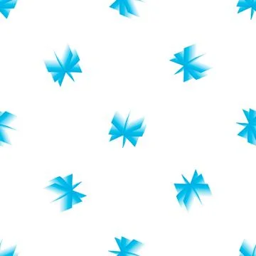 Abstract vector background of blue figures Stock Illustration