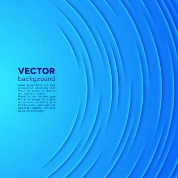 Abstract vector background with blue layers Stock Illustration