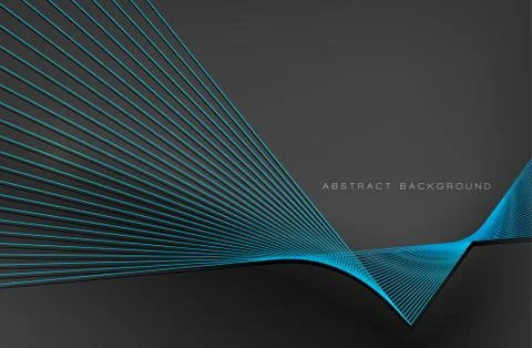 Abstract vector background, blue line for design brochure, website, flyer. Stock Illustration