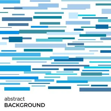 Abstract vector background of blue rectangles of different sizes Stock Illustration