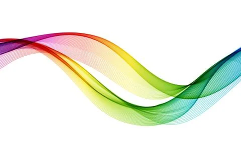 Abstract vector background, blue violet wavy Stock Illustration