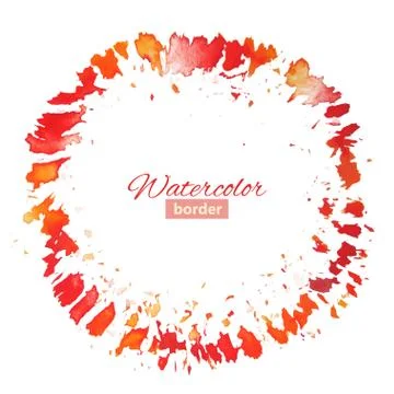 Abstract vector background with brush strokes Stock Illustration