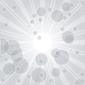 Abstract vector background with bubbles in white and black colors. Stock Illustration