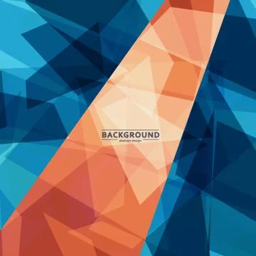 Abstract vector background of chaotic shapes eps Stock Illustration
