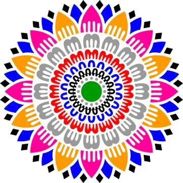 Abstract vector background with circles Stock Illustration