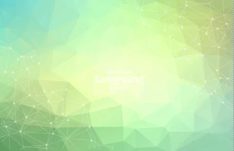 Abstract vector background, color gradient, geometry, lines and points Illustrazione stock