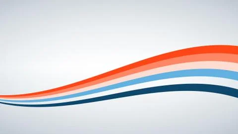 Abstract vector background, color waved lines for brochure, website, flyer de Stock Illustration