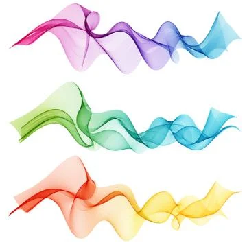 Abstract vector background, color wavy Illustrazione stock