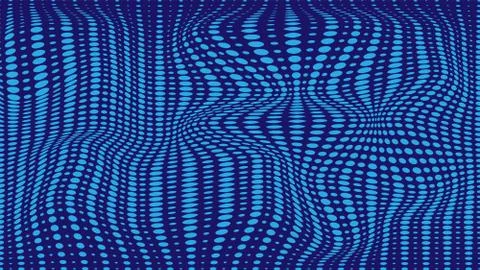 Abstract vector background of colored oval shapes of different sizes. Modern Stock Illustration