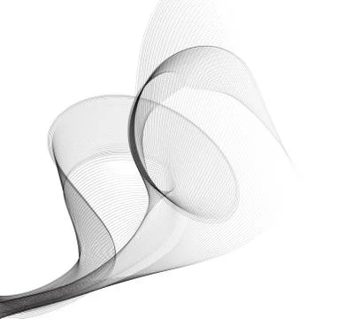 Abstract vector background, cray smoke wave. Vapour Stock Illustration