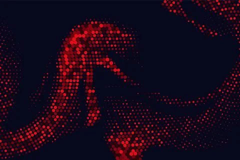 A abstract vector background with a dark grunge texture features Stock Illustration