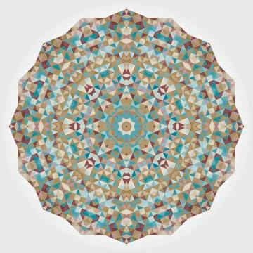 Abstract vector background. decorative color modern geometric banner Stock Illustration