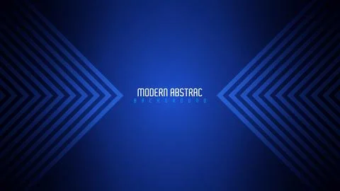 Abstract Vector Background Design with Blue Arrows on White Background Stock Illustration