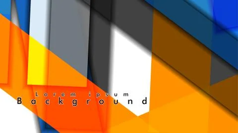 Abstract vector background design with colorful patterns lines Illustrazione stock
