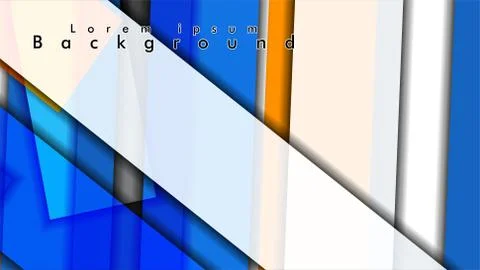 Abstract vector background design with colorful patterns lines Stock Illustration