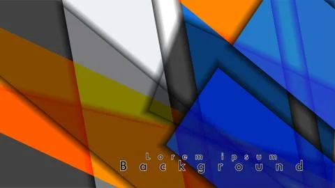 Abstract vector background design with colorful patterns lines Illustrazione stock