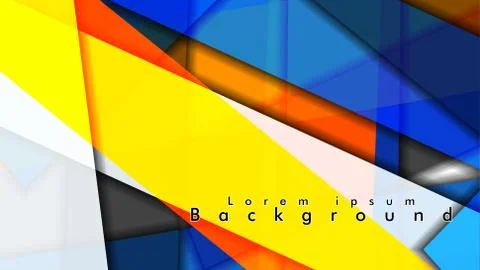 Abstract vector background design with colorful patterns lines Illustrazione stock